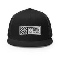 Black Banner Trucker Cap