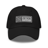 Black Banner Dad Hat