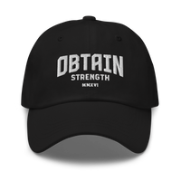 Black Bent Logo Dad Hat
