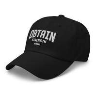 Black Bent Logo Dad Hat