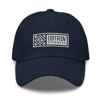 Navy Banner Dad Hat