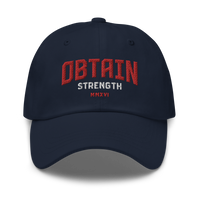 Navy Bent Logo Dad Hat