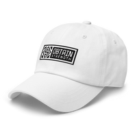 White Banner Dad Hat