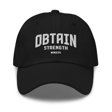 Black Bent Logo Dad Hat